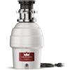 imageWaste King Garbage Disposal for Kitchen Sink with Power Cord Compact Food Waste Disposer L11134 HP  Batch Feed