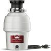 imageWaste King Garbage Disposal for Kitchen Sink with Power Cord Compact Food Waste Disposer L11134 HP  Continuous Feed