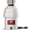 imageWaste King 9980 Garbage Disposal with Power Cord 1 HPMetallic