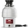 imageWaste King Garbage Disposal for Kitchen Sink with Power Cord Compact Food Waste Disposer L11134 HP  Continuous Feed
