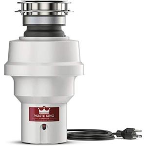 imageWaste King 9920 Continuous Feed Garbage Disposal with Power Cord 12 HP