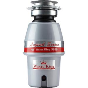 imageWaste King 9930 Continuous Feed Garbage Disposal with Power Cord 12 HP