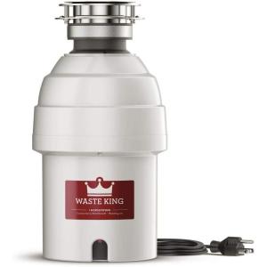 imageWaste King 9980 Garbage Disposal with Power Cord 1 HPMetallic