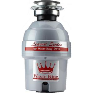 imageWaste King 9950 Continuous Feed Garbage Disposal with Power Cord 34 HP